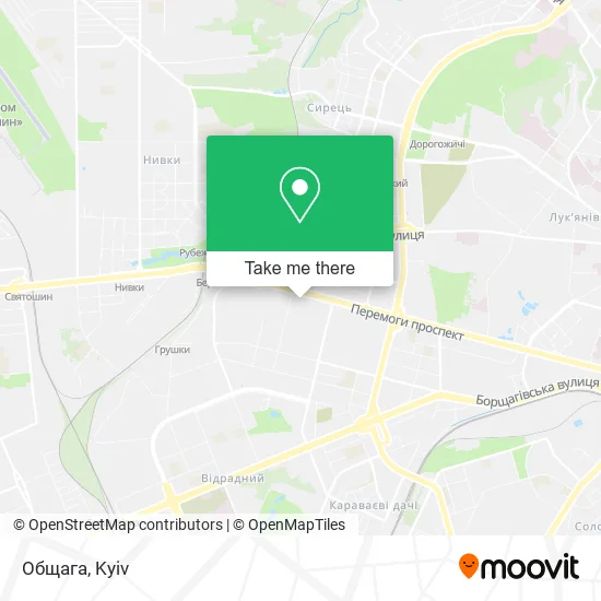 Карта Общага