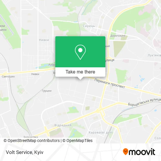 Карта Volt Service