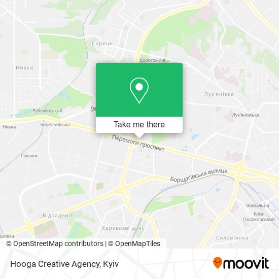 Карта Hooga Creative Agency