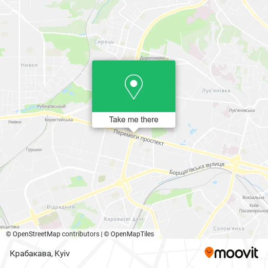 Крабакава map