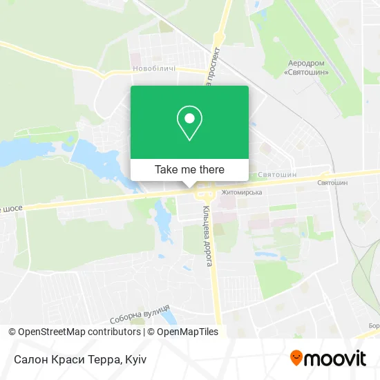 Карта Салон Краси Терра