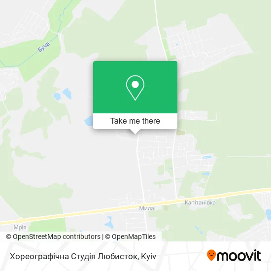 Хореографічна Студія Любисток map