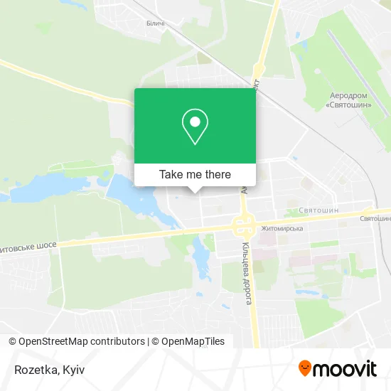 Карта Rozetka