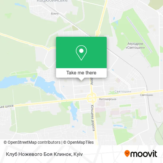 Клуб Ножевого Боя Клинок map