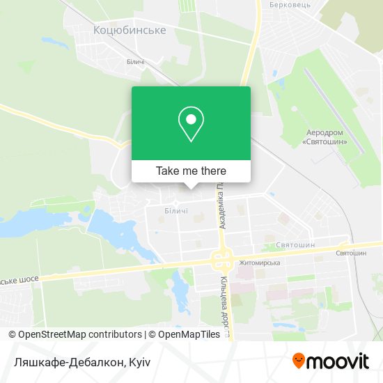 Ляшкафе-Дебалкон map