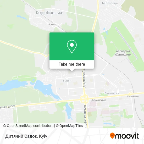 Дитячий Садок map