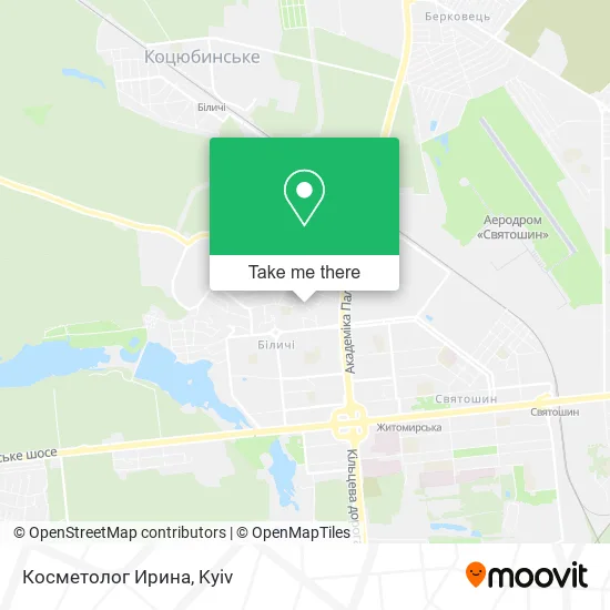 Карта Косметолог Ирина