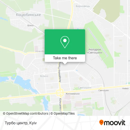Карта Турбо центр
