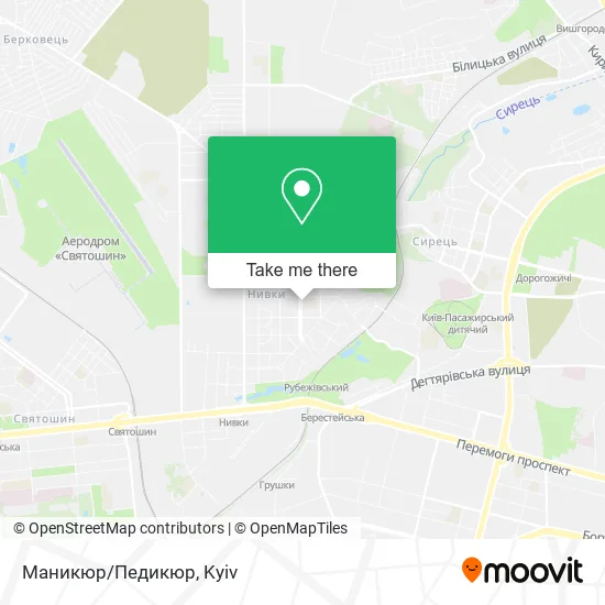 Карта Маникюр/Педикюр