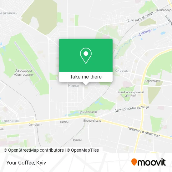 Карта Your Coffee
