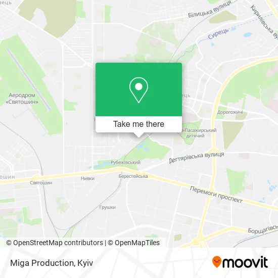 Карта Miga Production