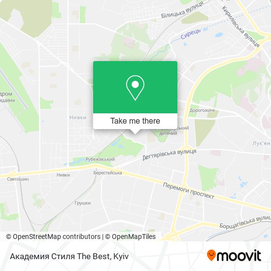 Академия Стиля The Best map