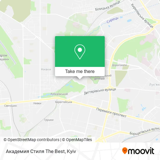 Академия Стиля The Best map