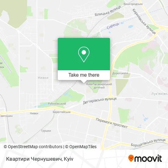 Карта Квартири Чернушевич