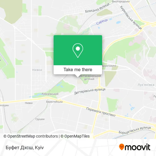 Карта Буфет Дхсш