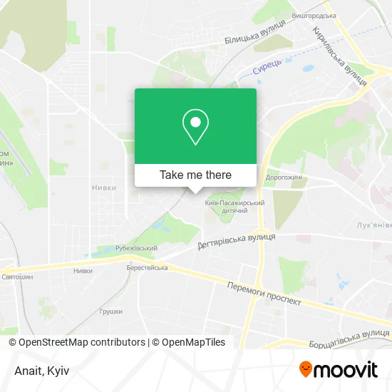 Карта Anait