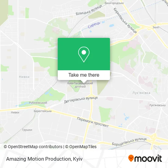 Amazing Motion Production map