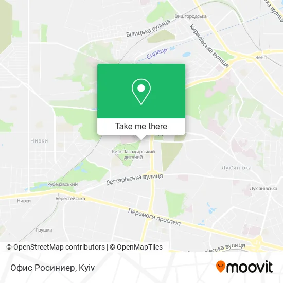 Карта Офис Росиниер