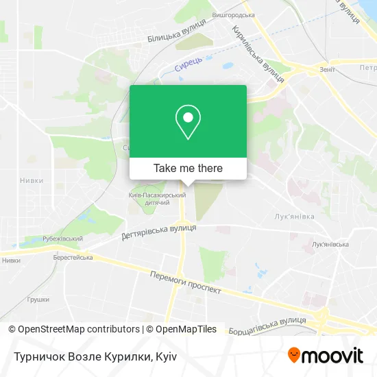 Карта Турничок Возле Курилки