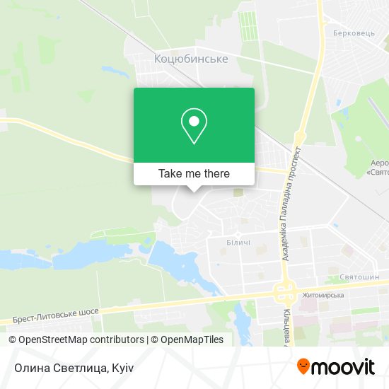 Олина Светлица map