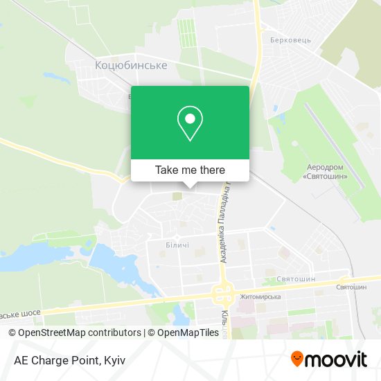 AE Charge Point map