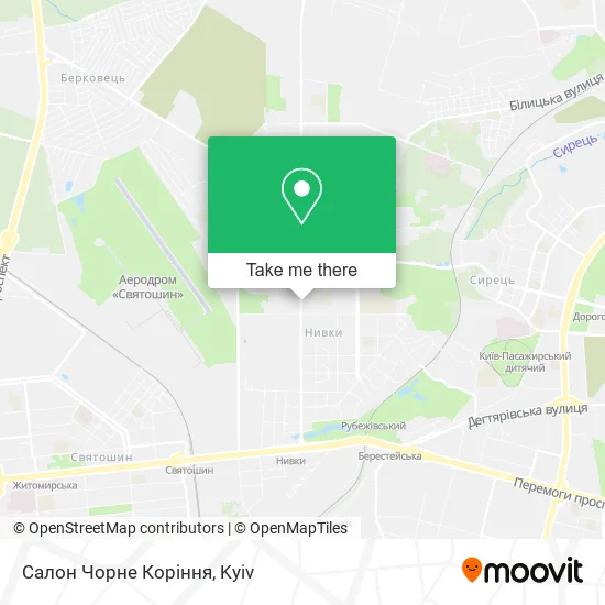 Карта Салон Чорне Коріння