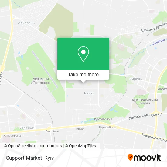 Карта Support Market
