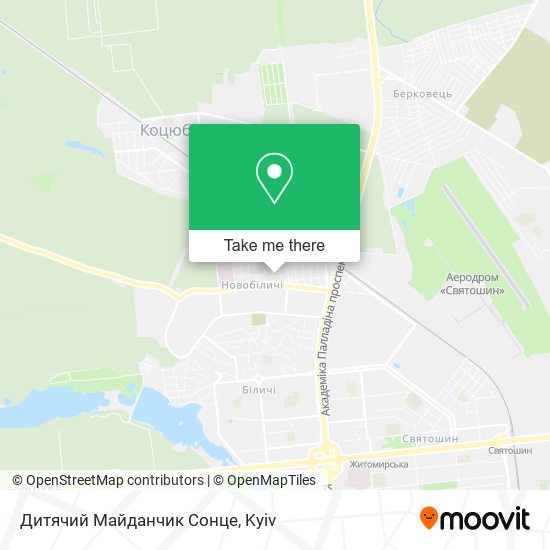 Дитячий Майданчик Сонце map