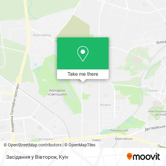 Карта Засідання у Вівторок