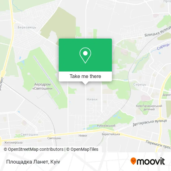 Карта Площадка Ланет