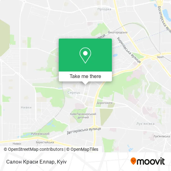Салон Краси Еллар map