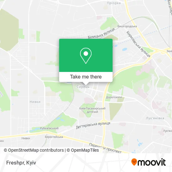 Карта Freshpr