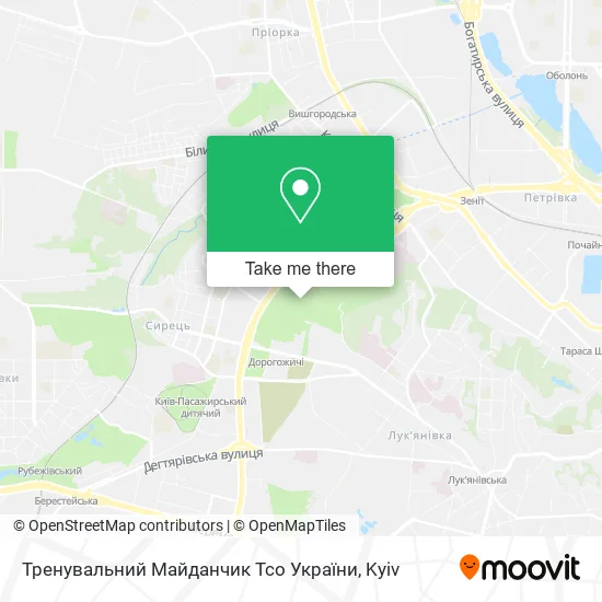 Тренувальний Майданчик Тсо України map