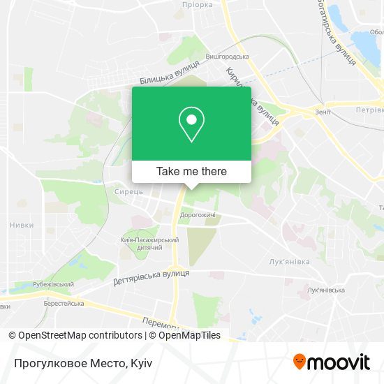 Прогулковое Место map