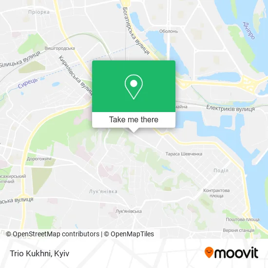 Карта Trio Kukhni