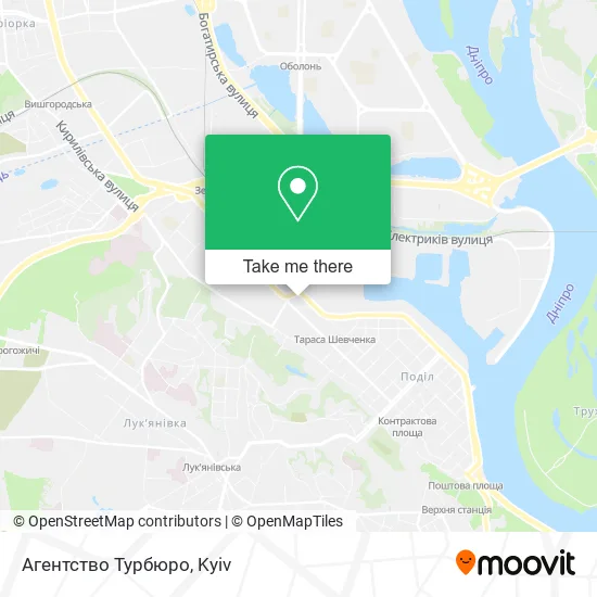 Карта Агентство Турбюро