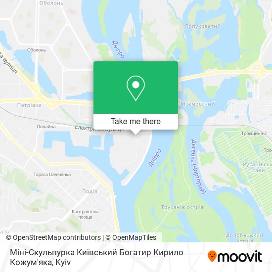Карта Міні-Скульпурка Київський Богатир Кирило Кожум'яка