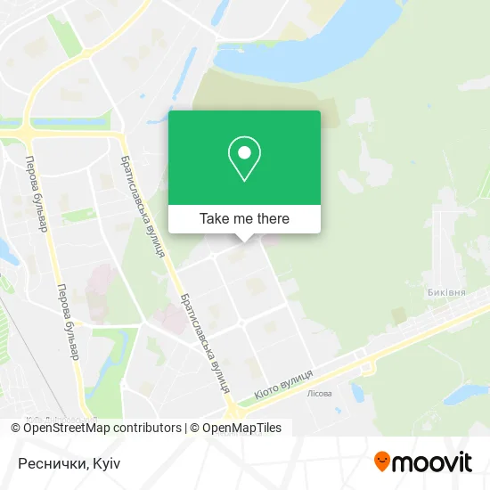 Карта Реснички