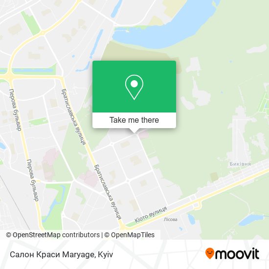 Салон Краси Maryage map