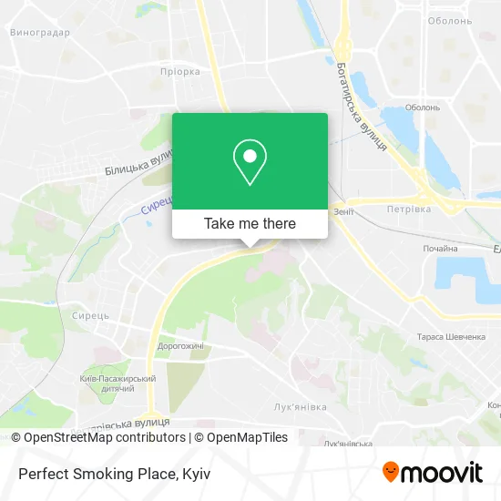 Карта Perfect Smoking Place
