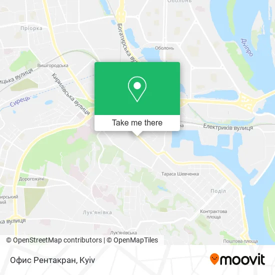 Карта Офис Рентакран