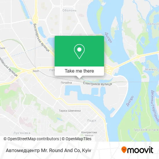 Карта Автомедцентр Mr. Round And Co