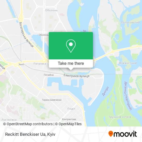 Карта Reckitt Benckiser Ua