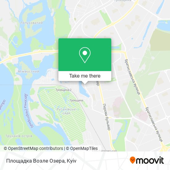 Площадка Возле Озера map