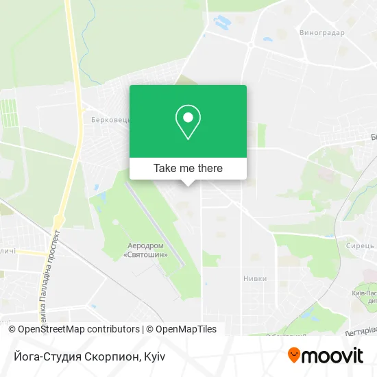 Карта Йога-Студия Скорпион