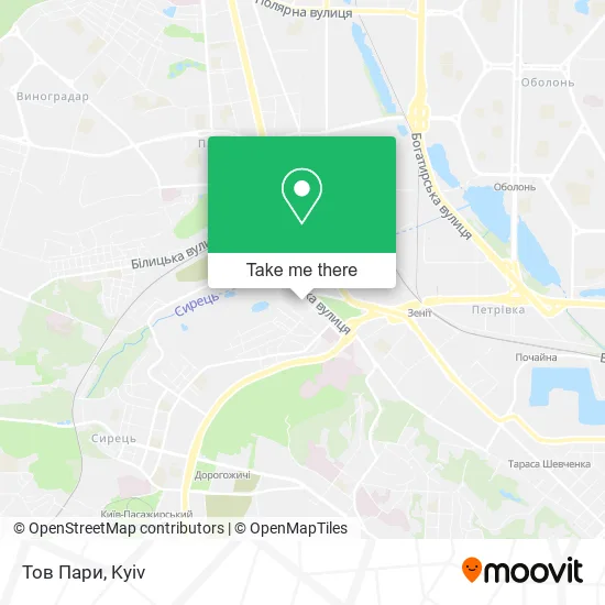Тов Пари map