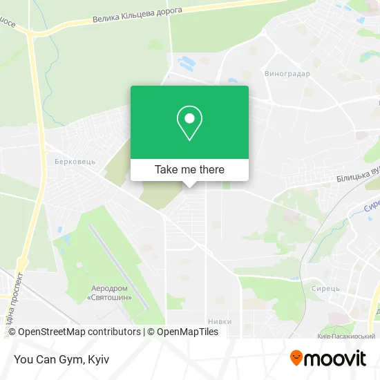 Карта You Can Gym