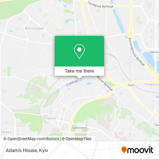 Adam's House map