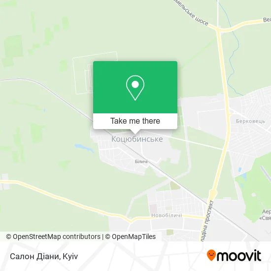 Салон Діани map