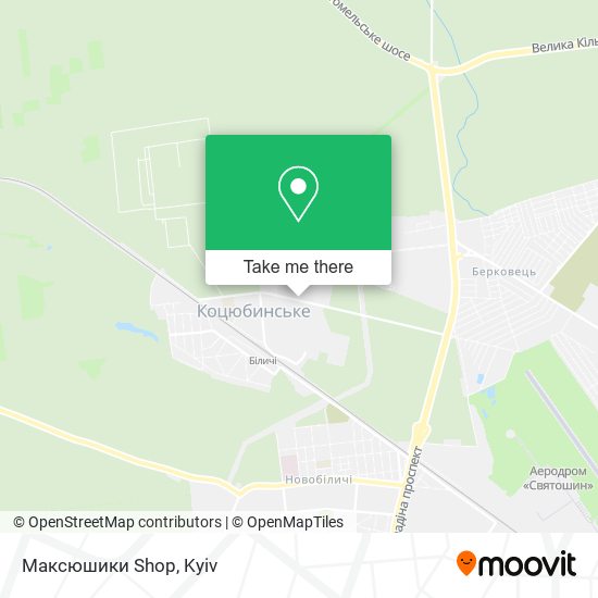 Максюшики Shop map